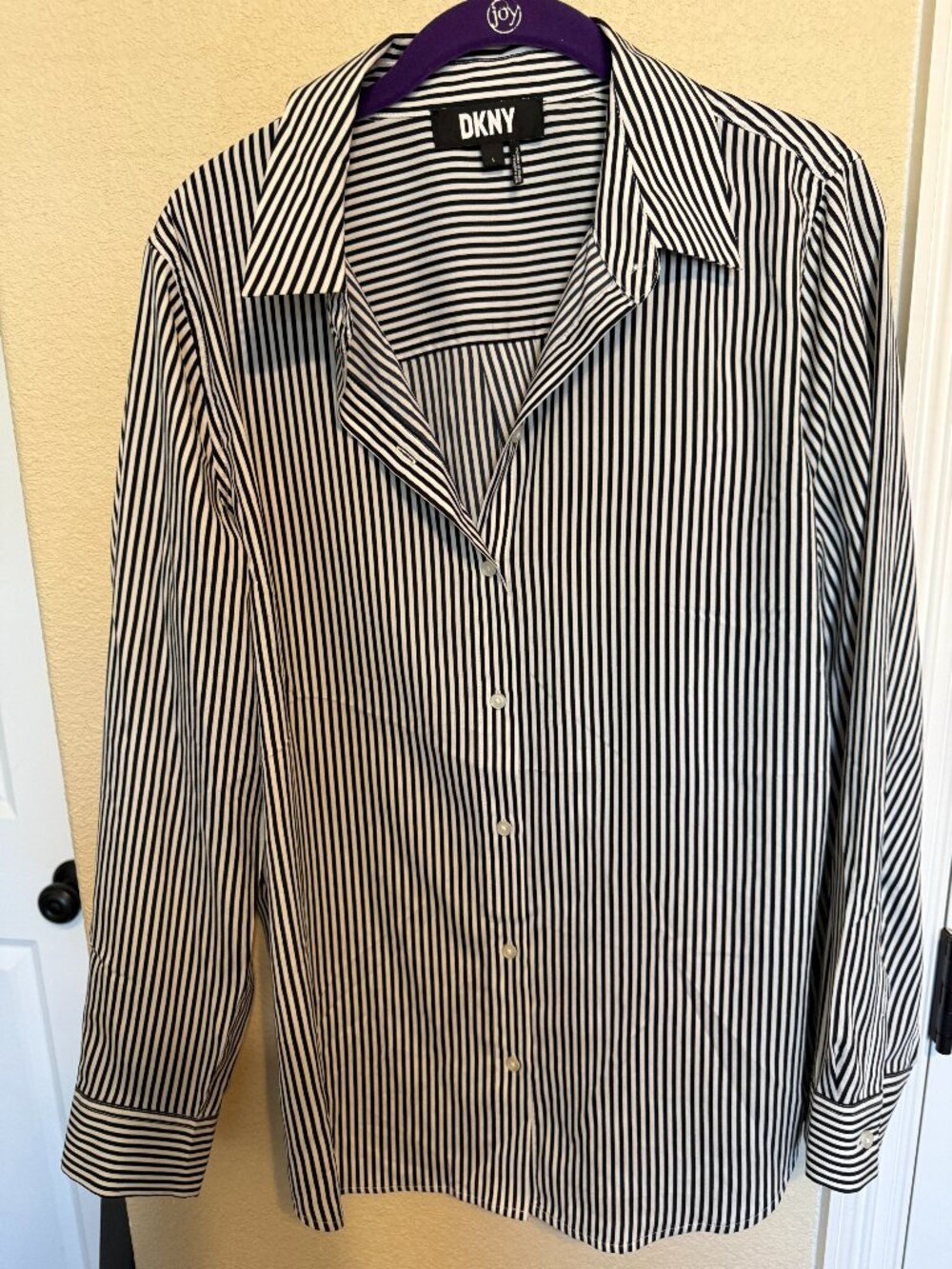 DKNY Striped Tunic blouse